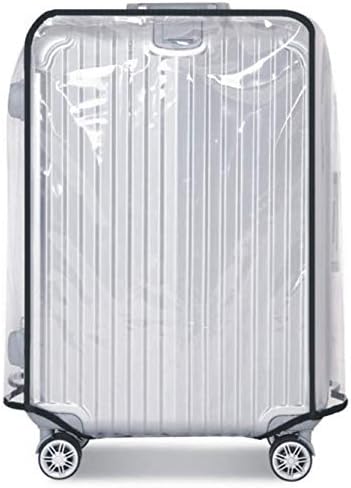 KEBIDI Clear PVC Suitcase Cover Protectors 20 22 24 26 28 30 Inch Luggage Cover Wheeled Suitcase
