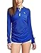 Baleaf Women's Long Sleeve Half-Zip Sun Protection Rashguard Side Adjustable Swim Shirt