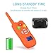 Ymiko Dog Training Collar, 1000' Rechargeable Dog Shock Collar Remote Transmitter with Beep/Vibrating/Shock Electric Mode, Orange