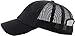 Distressed Trucker Dad Hat - Black