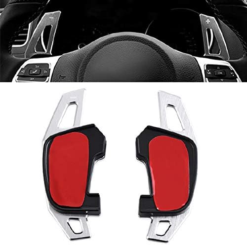 Maple leave Steering Wheel Shift Paddle For VW Golf 7 MK7 GTI(silver)