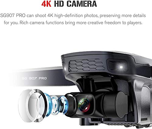 Drohne mit 4K-Kamera, RC-Quadcopter mit GPS, Follow Me, automatisc – Bild 3