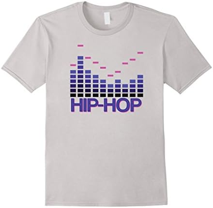 Men's Hip Hop Volume Equilizer Bars 3XL Silver