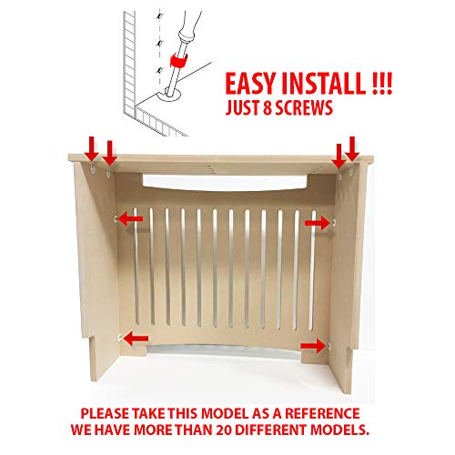 MDF Radiator Cover Heating, 22 T x 40 W - Custom Size - TKF-RAD-MD6