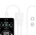 Lightning Jack Audio Headphone Adapter for iPhone X /10/8/8 Plus iPhone 7/7 Plus&ipod&ipad. 3.5mm Aux Earphone Audio Adaptor and Charge Converter[Audio+Charge+Music](Support iOS 11 or Later)(White)