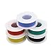 Striveday 28AWG Flexible Silicone Hook Up Wire - 28 Gauge Tinned Copper Stranded Cable, 600V High Temp Resistant, DIY Electronics, Robotics, LED Projects (Box-1)