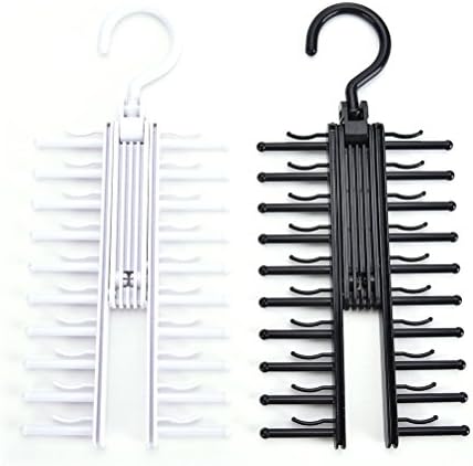 Adjustable 360 Degree Rotating Tie Rack Belt Scarf Neckties Hanger Holder Multifunctional Closet Organizer Top Quality