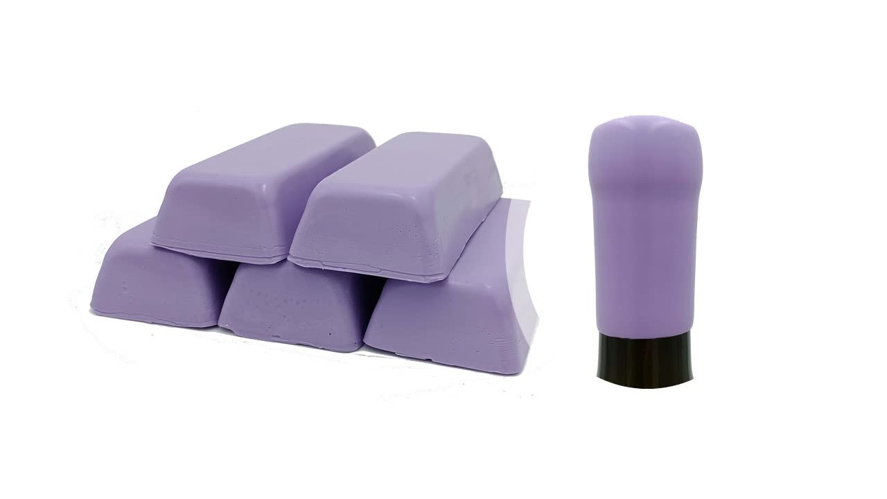 Generico Pack of 500 g shellac or soft sealing wax for sealing bottles of wine, beer, schnapps, liquors (Lilac)