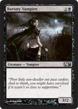 Magic: the Gathering - Barony Vampire - Magic 2011