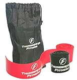 Floss Band Set for Muscle Compression, Tack & Floss, and Mobility & Recovery|2 Bands w/ Carrying Case & Bonus User Guide|Enhance Athletic Performance by Improving Movement w/Increased Circulation