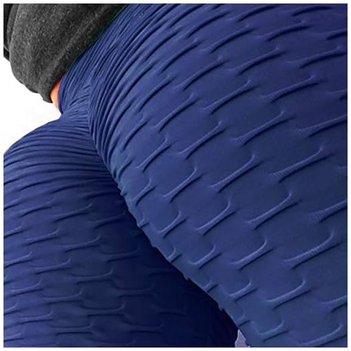 FITTOO Womens High Waisted Yoga Pants Tummy Control Scrunched Booty Leggings Workout Running Butt Lift Textured Tights - Image 5