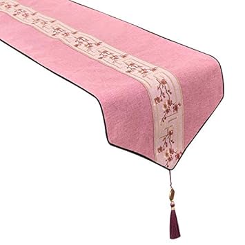 Amazon Com Maruimr Table Runner Burlap Fabric For Dining Room