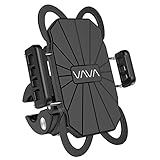 VAVA Phone Holder for Bike, Bicycle Phone Holder with Asymmetric Design, Compatible with iPhone Xs X 8 7 6 Plus SE 5S 5C 5 Galaxy S9 S8 S7 Note 7, Lumia, LG, HTC, Huawei, BlackBerry and More
