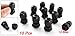 uxcell - a11052800ux0091 PG7 Black Plastic Waterproof Cable Wire Glands Joints (Pack of 10)