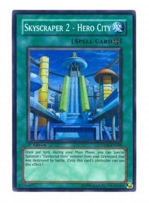 Yu-Gi-Oh! - Skyscraper 2 - Hero City (STON-EN048) - Strike of Neos - 1st Edition - Super Rare