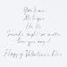 Hallmark Signature Valentine's Day Card for Significant Other (Laser-cut Wood You and Me)
