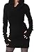 Ubling Womens Warm Hoodies Solid Long Sleeve Short Dress