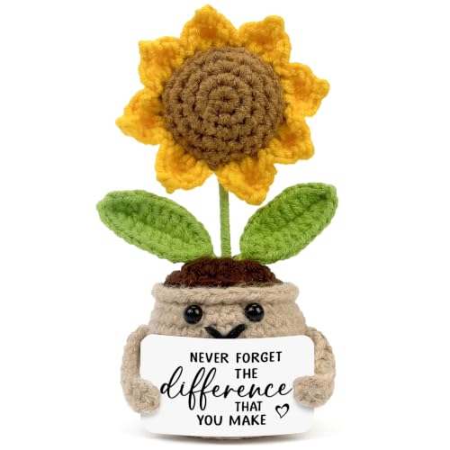 Tiny Detalles Crochet Sunflower Decoration