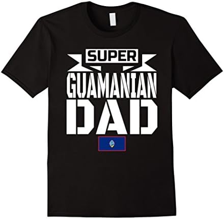 Mens Storecastle: Super Guamanian Dad Father's Day Guam T-Shirt 2XL Black