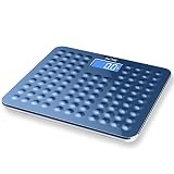 Famili Non Slip Accurate Digital Body Weight Bathroom Scale, 400lb/180kg, Blue
