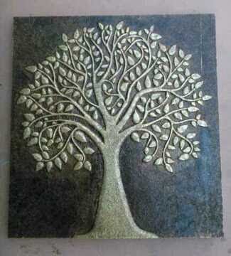 Buy Aalokik Art Tree Wall Art Brass Metal Cladding Online At Low Prices In India Amazon In