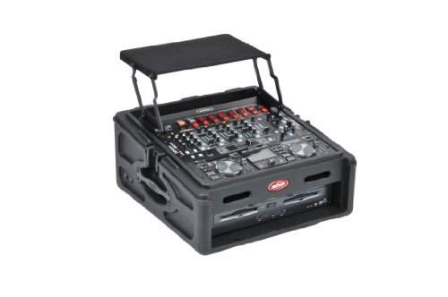 SKB Roto Rack 10X2 Rack Console, Steel Rails, Hard top, L/R Access doors (1SKB-R102)