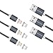 Smart&Cool Gen4 Nylon Braided 2 in 1 Two-mode Super Magnetic Charging & Data Sync Cable for Smart Phone and Tablets with Micro-USB and i-Product Interface (5ft-Gray Triple Pack)