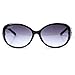 LianSan Fashion Oversized Women Uv400 Protection Polarized Lady Sunglasses Gold Flower Full Frame Sunglasses Gd103 (Black)