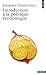 Introduction La Politique 'Conomique (Points Economie) (English and French Edition) by