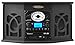 Pyle Vintage Turntable – Retro Vinyl Stereo System With Bluetooth, Cassette and CD Player, USB Reader, SD Card and Speakers – Audio Files to MP3 with Remote and LCD (PTCDS7UIB)thumb 2
