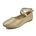 Nova Utopia Toddler Little Girls Dress Ballet Flat Shoes (Size 9-4)