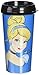 Silver Buffalo DP1687 Disney Princess Cinderella Plastic Travel Mug, 16-Ounces