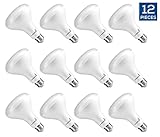 Hyperselect BR30 LED Light Bulb, 10W (50W-65W Equivalent), 2700K (Warm White), 600 lm, E26 Base, Wide Flood Bulb Non-Dimmable, UL Listed - Great for Kitchen, Hallways, Bedrooms (12 Pack)