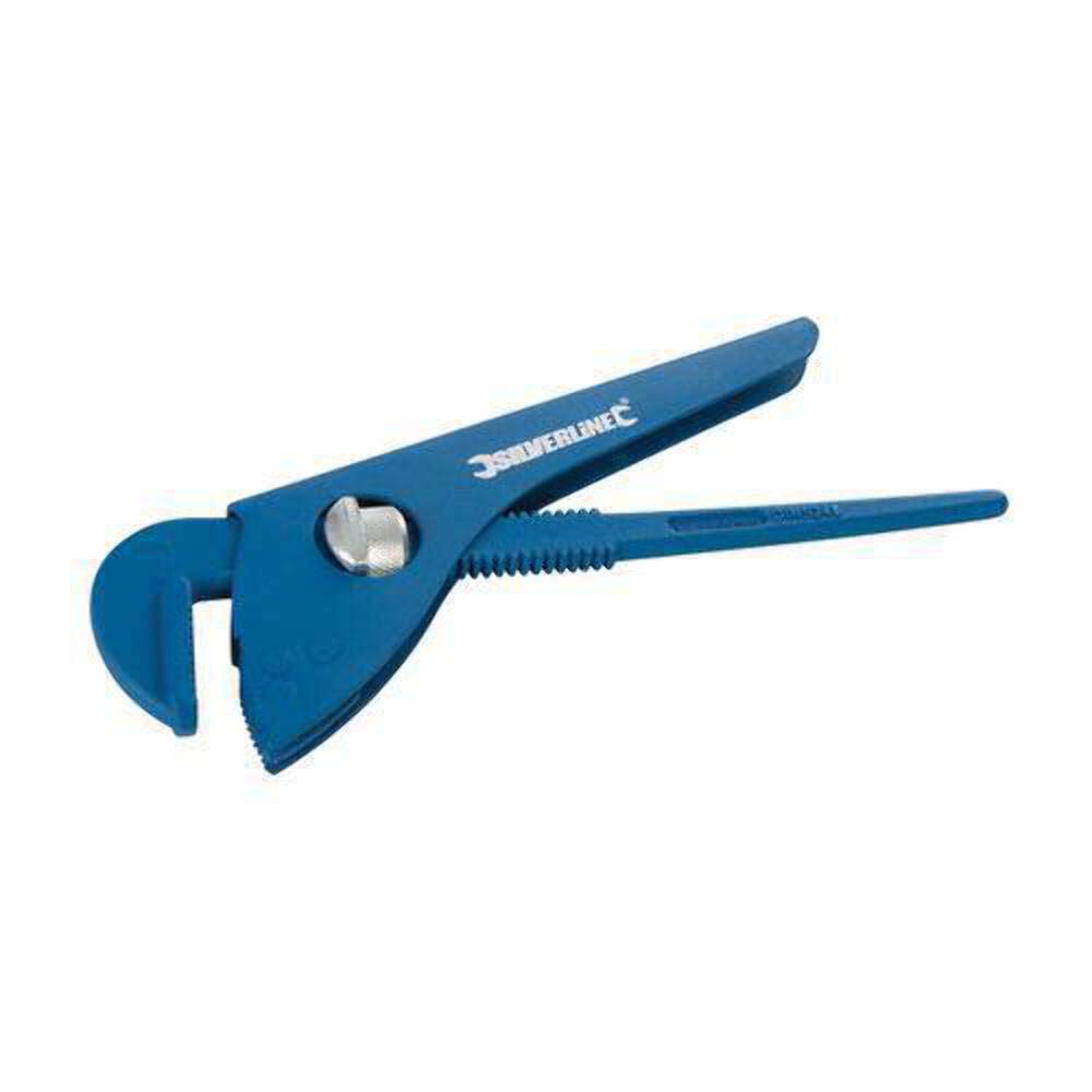 Silverline 598449 Thumbturn Pipe Wrench Length 225 mm - Jaw 50 mm