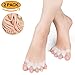 Toe Separators,Gel Toe Separator Toe Straightener Toe Stretchers Used for Relaxing Toes Bunion Relief Hammer Toe Overlapping Toes for Women and Men Hallux Valgus Corrector (white)