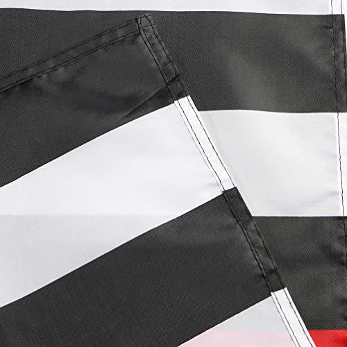 duduta Lightweight Thin Red Line USA Flag 3x5 ft, Double-Side Print Honoring Firefighter Flag Outdoor Indoor, Brass Grommets Fade Resistant