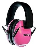 Snug Safe n Sound Kids Earmuffs / Hearing Protectors  Adjustable Headband Ear Defenders For Children and Adults (Pink)