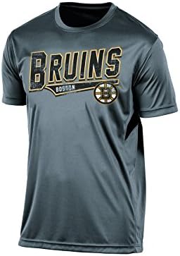 Knights Apparel NHL Boston Bruins Men's Twisted Tee, Large, Gray