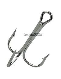 Easy Catch   Ganchos afilados para pesca de Shaddock (10 a 100 unidades, tamaño grande, afilados, agudos, agudos, anzuelos de pesca, acero al carbono, tamaño 10# 10 0#)