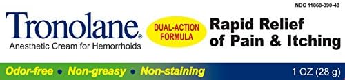 Tronolane® Dual Action Anesthetic Cream For Hemorrhoids (1 Oz) (6-Pack)