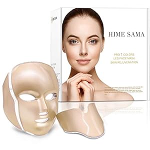 HIME-SAMA-Pro-7-Color-Led-Face-Mask-Skin-care-Rejuvenation-Face-Neck-Mask-Spot-Removal-Wrinkles-Whitening-Facial-Skin-Care-Mask-Home-and-Travel-Use Light Therapy Face Mask-HIME SAMA Pro 7 Color Led Face Mask Skin care Rejuvenation Face & Neck Mask Spot Removal…