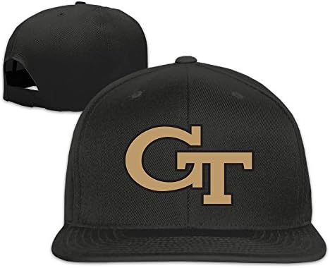 2016 Georgia Tech Logo Fitted Flat Bill Baseball Hats