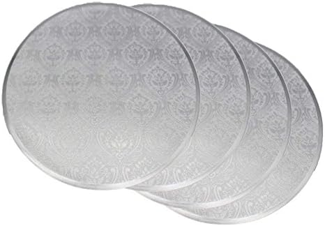 ELDETU Premium PVC Waterproof Round Placemat Washable Table Mats Easy to Clean for Dining Room Kitchen Outdoor Restaurants Hotel Office Set of 4,C1