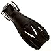 Sea Scout Adult Snorkeling Set - Dry-top Snorkel/Fins/Mask (Black, Medium)