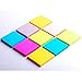 Eastern Wolf Sticky Notes 3x3 Self-Stick Notes 6 Bright Multi Colors Purple Sticky Notes 6 Pads 100 Sheet/Pad (6)