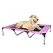 KOPEKS - Elevated Indoor Outdoor Portable Bed - Extra Large Size Pink Color