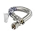 Long Stainless Steel No Lead Braided Flexible Supply Line with 3/8