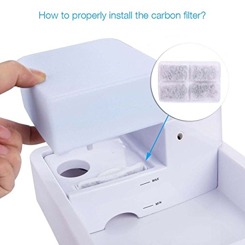 isYoung Cat Water Dispenser, Pet Fountain Ultra Quiet Drinking for Cats