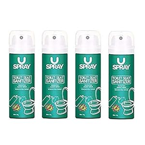 U Spray Toilet Seat Sanitizer (Pack of 4)