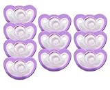 JollyPop 0-3 Months Pacifier 10 Pack Unscented - Lavender